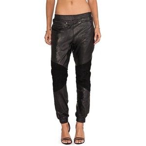 One teaspoon genuine leather trackies